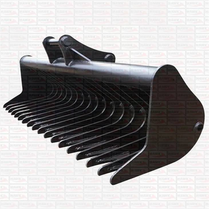 5-10 Tonne Excavator Rake Bucket