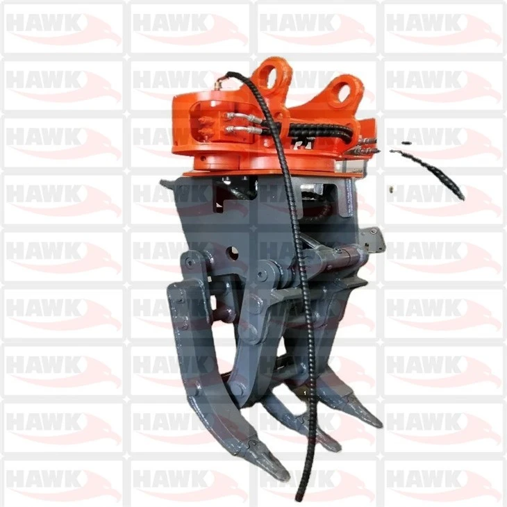 Hawk04 Excavator Grapple
